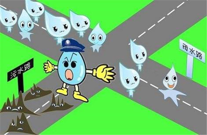 雨污分流示意圖