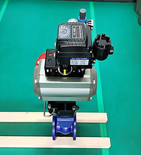 氣動(dòng)V型調(diào)節(jié)球閥-VQ647H-16C鑄鋼V型調(diào)節(jié)球閥-帶手動(dòng)